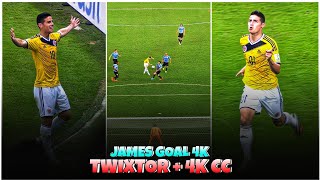 James Rodriguez World Cup Goal 4k  Best 4k Clips  Cold CC High Quality For Editing🤙💥 [upl. by Allimac771]