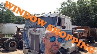 Window Shopping for trucks Peterbilt Brockway Mack Autocar Diamond Reo [upl. by Towne]