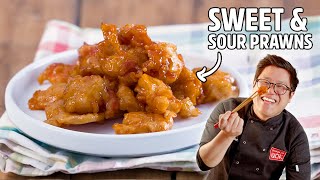 The BEST Crispy Sweet amp Sour Shrimp Recipe [upl. by Derek]