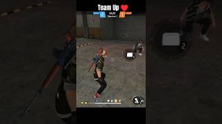 Team Up With Random Player♥️  freefire shorts [upl. by Sparkie644]