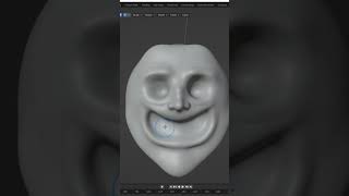 Sculpting a face  Blender tutorial [upl. by Sidell24]