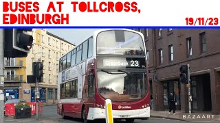 Buses At Tollcross Edinburgh  Bus Vlog 191123 [upl. by Amalea35]