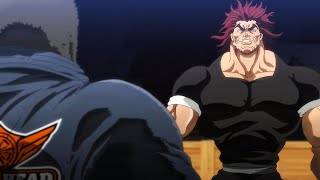 Yujiro vs Kuroki Gensai amp Reinhold vs Oliva  Baki Hanma VS Kengan Ashura [upl. by Magdalen]