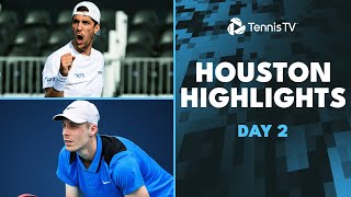 Shapovalov Battles Giron Kokkinakis Paire amp Thompson Feature  Houston 2024 Highlights Day 2 [upl. by Haland]