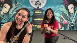 BUILD Sculpt workout with Coach Rei and Tritia Bring a band and 1 heavy Dumbbell [upl. by Anaerol]