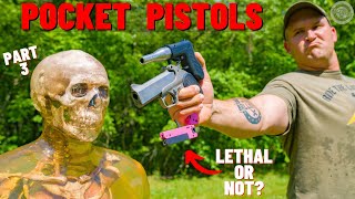 How Lethal Are Pocket Pistols  Part 3 [upl. by Schechter]