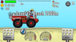 Hill Climb Racing Super Diesel 4X4 Fire Truck Driver [upl. by Constantine]