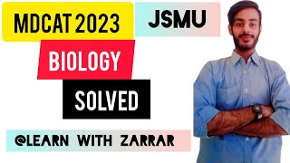 MDCAT 2023JSMU BIO section solution and answer keys [upl. by Eelitan]