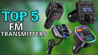 Top 5 Best Bluetooth Fm Transmitter 2024  Best FM Bluetooth Transmitter 2024 [upl. by Eellek695]