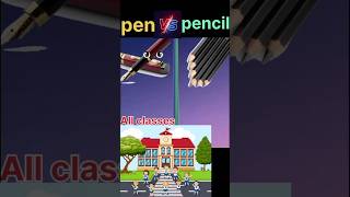 ✒Pen Vs Pencil 📝 pencilpenshortsnew [upl. by Nance]