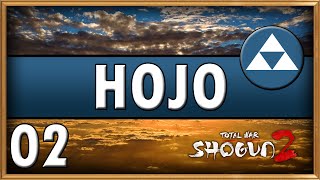 02 Hojo Campaign  LEGENDARY Total War Shogun 2  Pushing to Musashi [upl. by Gun]