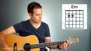 Guitar Lesson  How to play chords in the key of G G C D Em [upl. by Renmus]