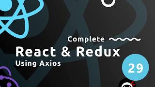 Complete React Tutorial amp Redux 29  Using Axios [upl. by Akinohs]