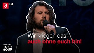 Große Pläne für Deutschland Götz Frittrang liest AfDWahlprogramm  Pufpaffs Happy Hour [upl. by Hrutkay]