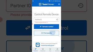 How to use Teamviewer in android [upl. by Darwen45]