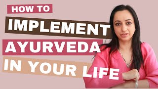 Implement Ayurveda into your life  simple presentation [upl. by Mich]