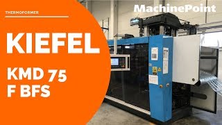 KIEFEL KMD 75 F BFS Thermoformer in production  MachinePoint [upl. by Nahama571]