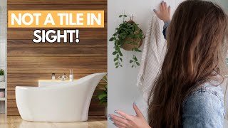 6 Bathroom Wall Covering Ideas [upl. by Mattias]