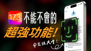 iOS 173 正式版到來！你不能不知的重要功能，讓 iPhone 資安更安全！ [upl. by Enileqcaj]