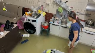 Typhoon Gaemi floods homes in Taiwans Kaohsiung  AFP [upl. by Aniv]