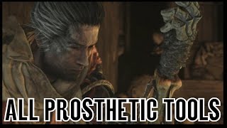 Sekiro Shadows Die Twice  All Prosthetic Tools Locations Guide All Prosthetic Tools Trophy Guide [upl. by Ajup]