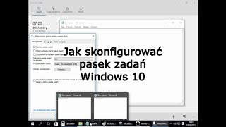 Jak skonfigurować pasek zadań Windows 10 [upl. by Ahswat660]