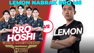 LEMON NABRAK RRQ HOSHI M6 rrqhoshi [upl. by Nyrmak]