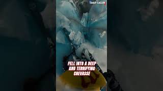 Skier Falls Into Crevasse [upl. by Ahto998]