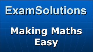 Transformation Matrices  Reflection xaxis  ExamSolutions Maths Tutorials [upl. by Alvie]