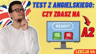 TEST angielskiego  ZACZNIJ MÓWIĆ PO ANGIELSKU [upl. by Rafaelof43]