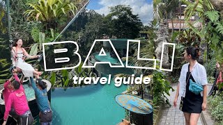 Bali Travel Guide amp Itinerary  2 Weeks in Canggu Ubud Seminyak and Nusa Dua 2024 [upl. by Pandolfi]