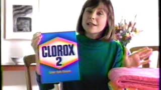 1991 Clorox 2 quotCleaner and brighterquot TV Commercial [upl. by Garv679]