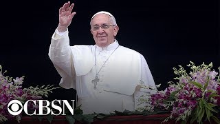 Pope Francis celebrates Easter Sunday Mass  watch live [upl. by Ardnad596]