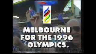 Melbourne for the 1996 Olympics TV ad 1990 [upl. by Cyb149]