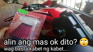 PERFORMANCE AIR FILTER vs STOCK AIR FILTER  alin ang mas maganda gamiten gpr250 Z200s x ii [upl. by Brit]