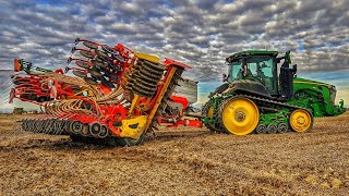 JOHN DEERE 8RT  FENDT 828 MASSIGNANI [upl. by Yeliah326]