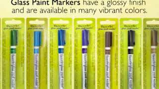 DecoArt® Transparent Glass Paint Marker™ [upl. by Alet]