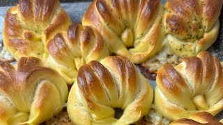 Cele mai pufoase si delicioase cornuri cu cascaval 👌🥐🥐 [upl. by Veta]