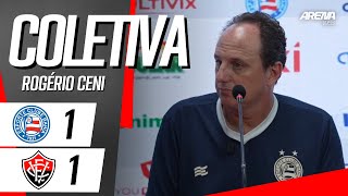 COLETIVA ROGÉRIO CENI  AO VIVO  Bahia x Vitória  Final Campeonato Baiano 2024 [upl. by Laws]