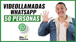 Videollamadas por WhatsApp 5️⃣0️⃣ personas  Iglesia virtual [upl. by Hselin]