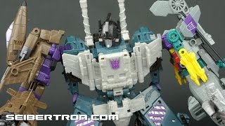 Transformers Combiner Wars Bruticus Review with Combaticons and Shockwave [upl. by Belamy21]