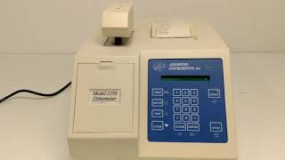 Advanced Instruments 3250 Osmometer BOSTONIND  13627 [upl. by Row]