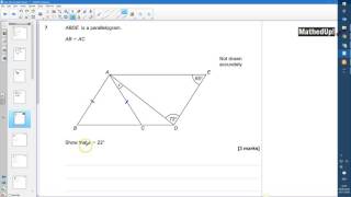 AQA GCSE Maths Higher Tier Practice SET 3 GCSE Paper 1 Q1Q7 [upl. by Ahsieyk559]