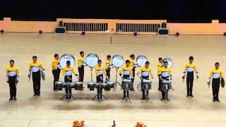 Horwang Drumline  1st Junior Stand Still Div TDC 2013 [upl. by Siffre]