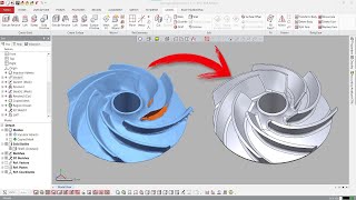 Geomagic Design X Ingeniería Inversa Impulsor Impeller [upl. by Noiroc941]