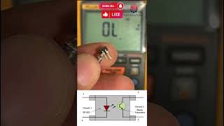 How to Test a 4 pin optocoupler step by step guide electronics optocoupler testing multimeter [upl. by Base]