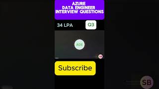 Azure Data Engineer Interview Questions and Answers II 39 Years  Live Experience  Product Q3 [upl. by Agretha]