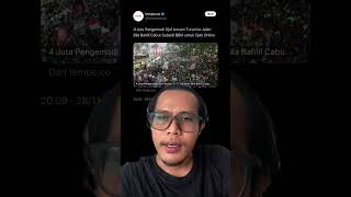 4 juta ojol ancam demo dialectique dialektika ojol bahlil gibran prabowo memes [upl. by Olympias55]