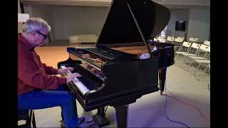 Johann Christoph Graupner Bourrée Piano Solo Recording on Grand Piano by Jens Kneese 2024 [upl. by Yevre]