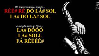 Isaias Saad  Ousado Amor  Sax Alto com notas [upl. by Haimirej]